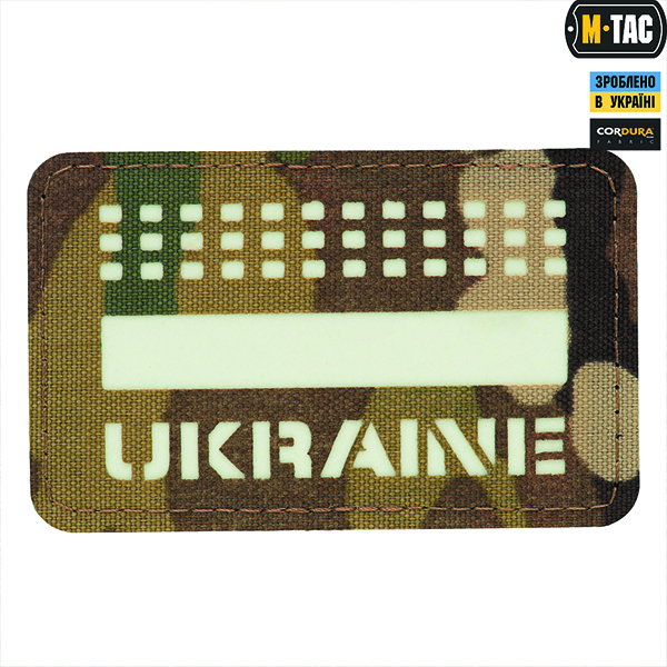 M-Tac нашивка Ukraine Laser Cut Multicam/GID