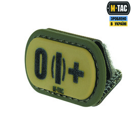 M-Tac MOLLE Patch група крові O (I) + PVC Ranger Green