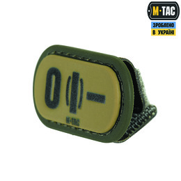 M-Tac MOLLE Patch група крові O (I) - PVC Ranger Green