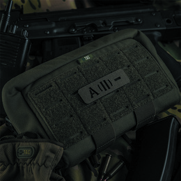M-Tac нашивка група крові A (II) - наскрізна Laser Cut 25х80 Ranger Green. Фото 3