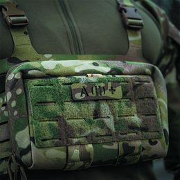 M-Tac нашивка група крові A (II) + наскрізна Laser Cut 25х80 Multicam