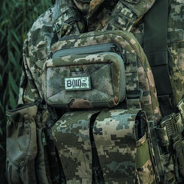M-Tac нашивка група крові B(III) Rh(-) PVC 25х60 MM14