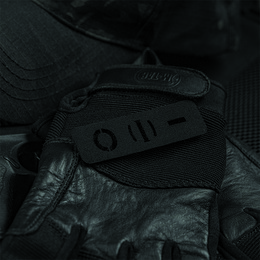 M-Tac нашивка група крові O (I) - наскрізна Laser Cut 25х80 Black. Фото 3