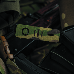M-Tac нашивка група крові O (I) - наскрізна Laser Cut 25х80 Multicam. Фото 3