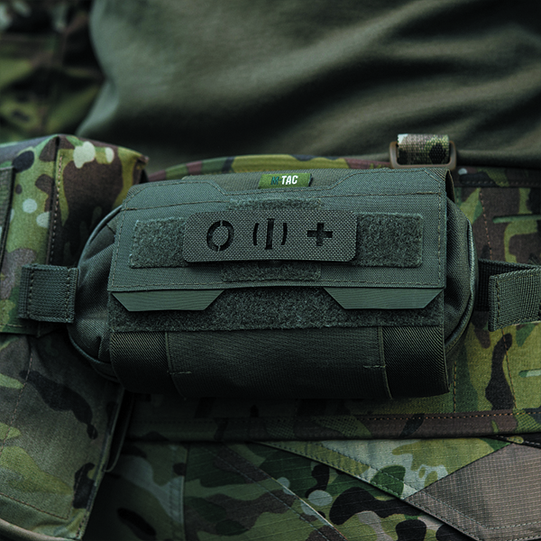 M-Tac нашивка група крові O (I) + наскрізна Laser Cut 25х80 Ranger Green. Фото 2