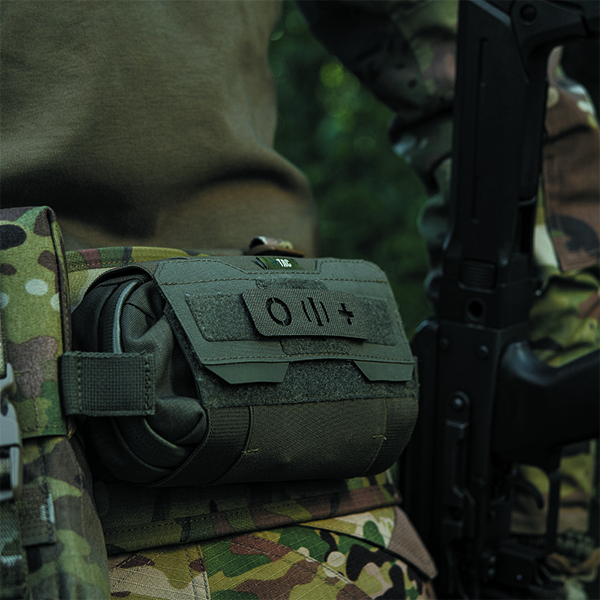 M-Tac нашивка група крові O (I) + наскрізна Laser Cut 25х80 Ranger Green. Фото 3