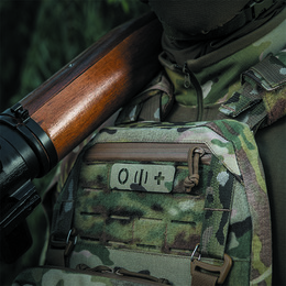 M-Tac нашивка група крові O (I) + наскрізна Laser Cut 25х80 MM14