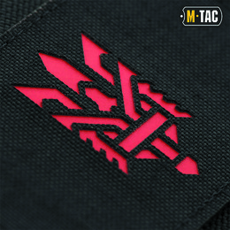 M-Tac нашивка Тризуб (стилізація) Laser Cut горизонтальна Black/Red