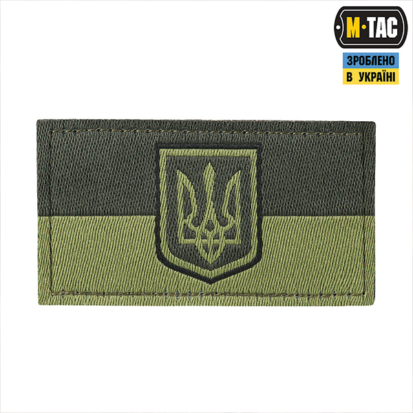M-Tac нашивка прапор України (жаккард) олива