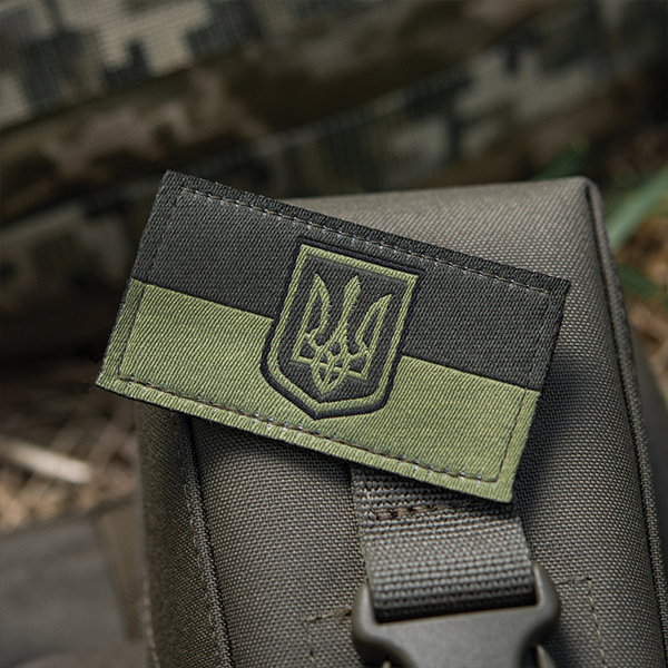 M-Tac нашивка прапор України (жаккард) олива. Фото 2