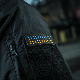 M-Tac нашивка прапор України 25х80 Laser Cut Black