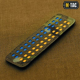 M-Tac нашивка прапор України 25х80 Laser Cut Multicam