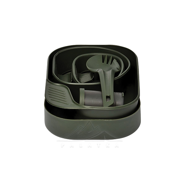 Посуд туристичний Wildo Camp-A-Box Complete Olive Green. Фото 3