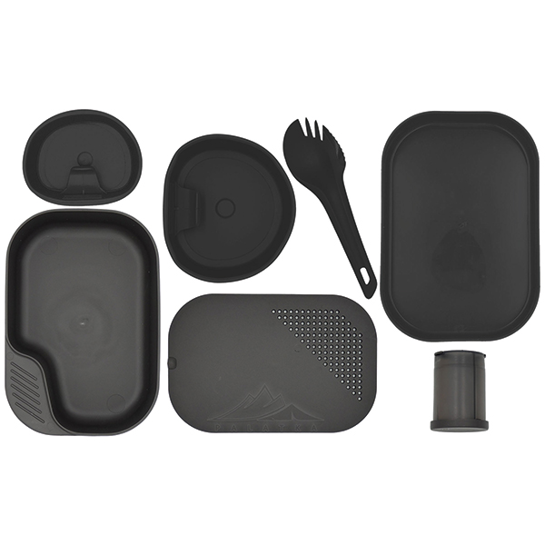 Посуд туристичний Wildo Camp-A-Box Complete Black . Фото 2