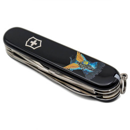 Ніж мультифункціональний 91мм/14 Victorinox Climber Ukraine Ангел ЗСУ. Фото 3