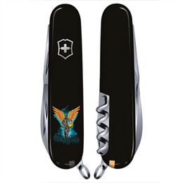 Ніж мультифункціональний 91мм/14 Victorinox Climber Ukraine Ангел ЗСУ. Фото 4