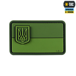 M-Tac нашивка прапор України з малим гербом PVC Olive