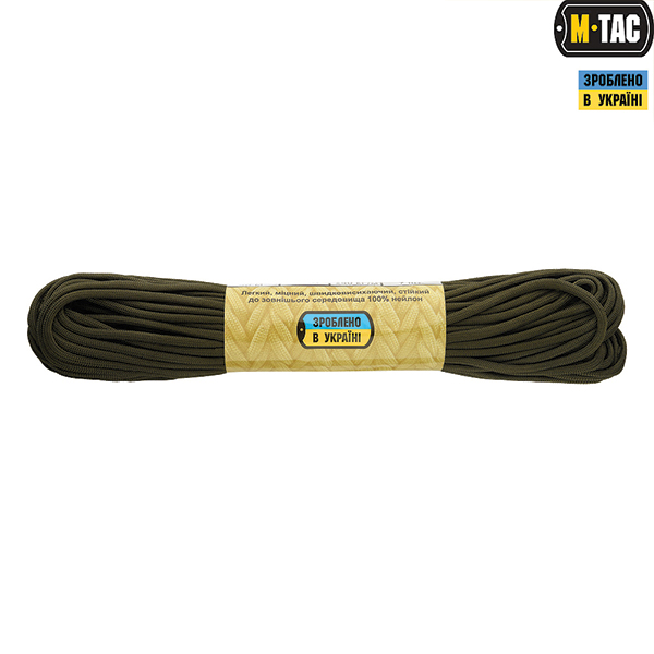 M-Tac паракорд 550 type III OD Green 30м. Фото 2