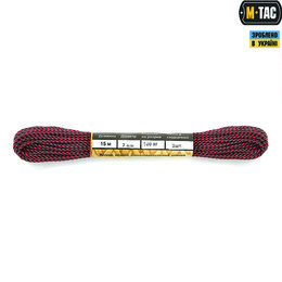M-Tac паракорд Minicord Black&Red 15м