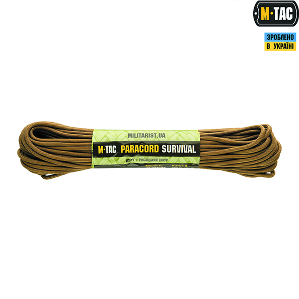 M-Tac паракорд Survival Coyote 15м
