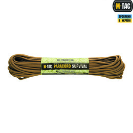 M-Tac паракорд Survival Coyote 15м