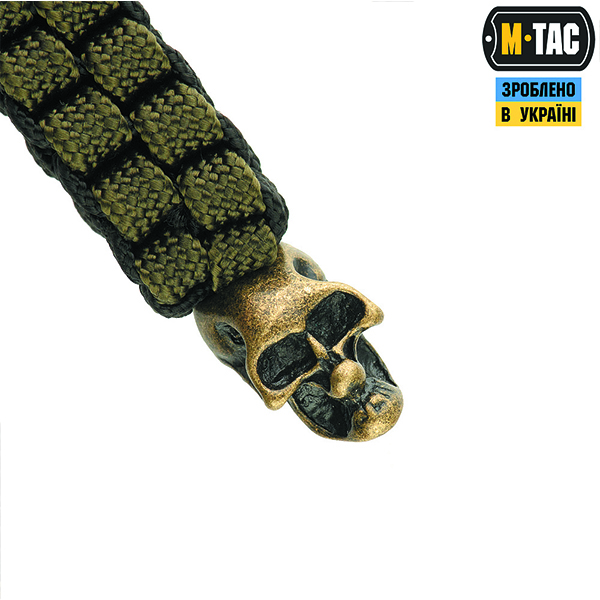 M-Tac темляк Cuboid Skull Black/Olive. Фото 3