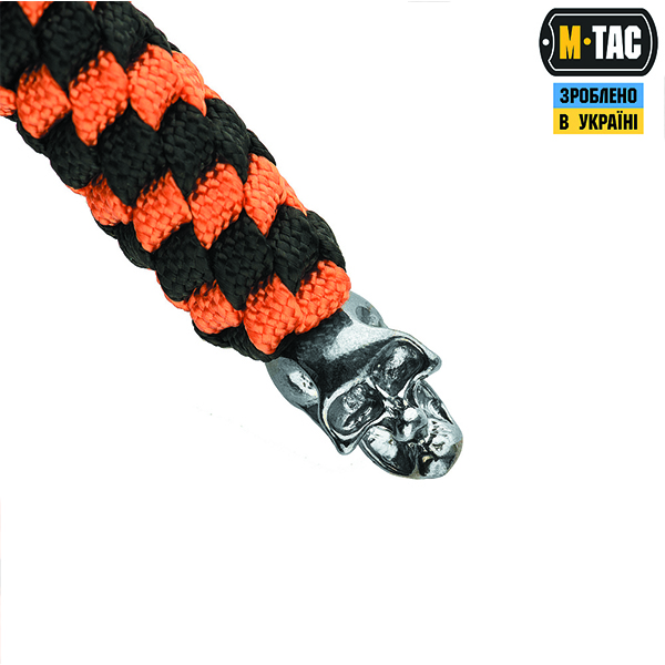 M-Tac темляк Helix Skull Black/Orange. Фото 3