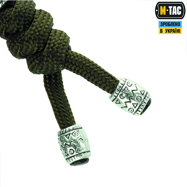 M-Tac темляк Zeus Stainless Steel Olive. Фото 2