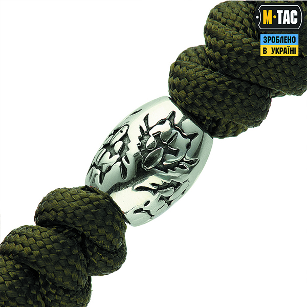 M-Tac темляк Zeus Stainless Steel Olive. Фото 3