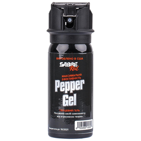 Газовий балончик Sabre Red Tactical Gel гелевий 53 мл з чохлом на ремінь