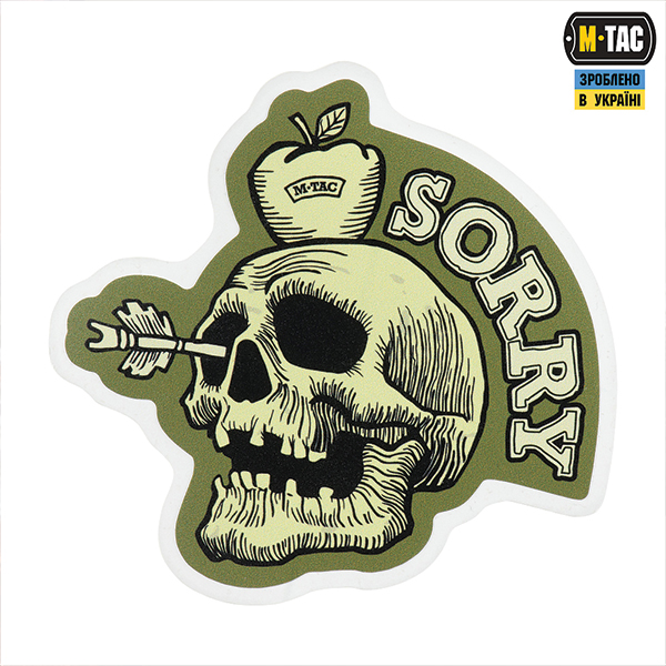 M-Tac наклейка SORRY Ranger Green