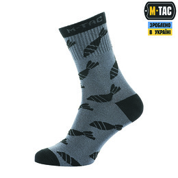 M-Tac шкарпетки легкі Mk.3 Mortar Bombs Dark Grey
