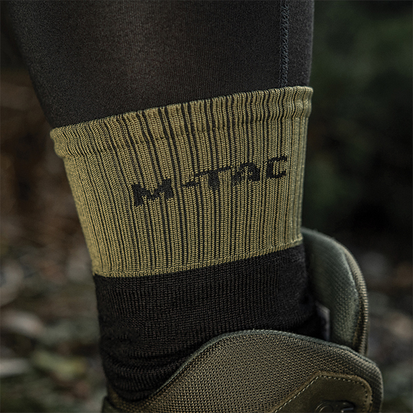 M-Tac шкарпетки зимові Ranger Wool Black/Olive. Фото 15