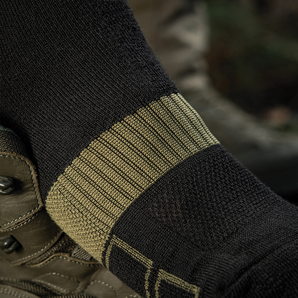 M-Tac шкарпетки зимові Ranger Wool Black/Olive. Фото 9