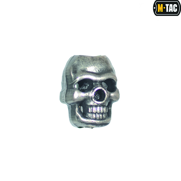 M-Tac бусина Skull Stopper Metal Brushed