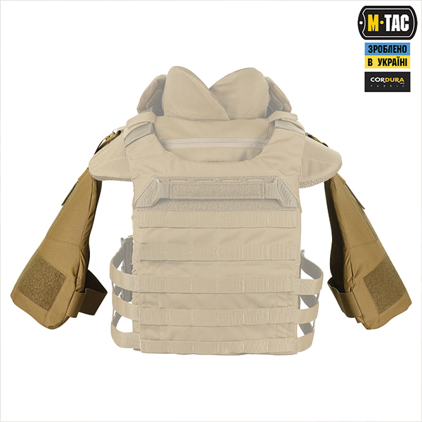 M-Tac плечовий захист з балістичними пакетами 1А для Cuirass QRS Coyote. Фото 7