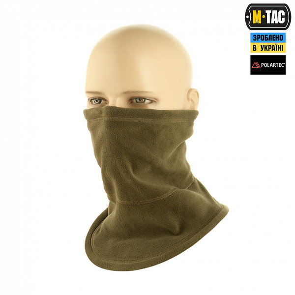 M-Tac шарф-труба анатомічний з затяжкою Polartec Dark Olive. Фото 2