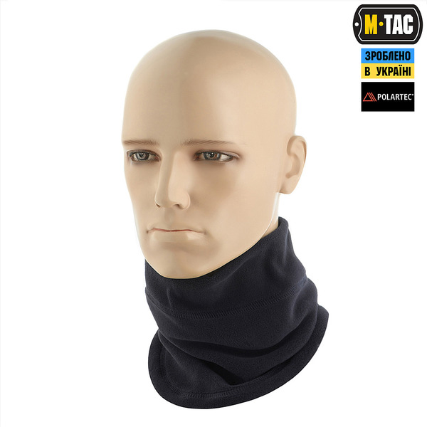 M-Tac шарф-труба анатомічний з затяжкою Polartec Dark Navy Blue. Фото 2