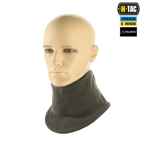 M-Tac шарф-труба анатомічний з затяжкою Polartec Dark Grey . Фото 2