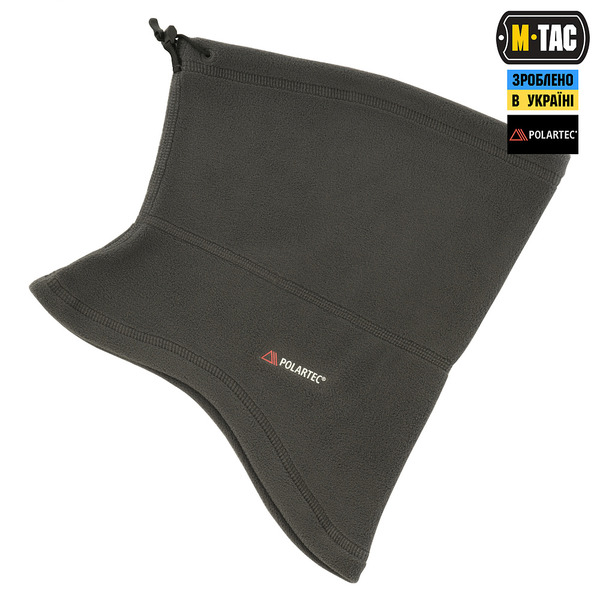 M-Tac шарф-труба анатомічний з затяжкою Polartec Dark Grey . Фото 3