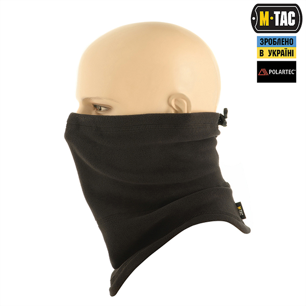 M-Tac шарф-труба анатомічний з затяжкою Polartec Black. Фото 2