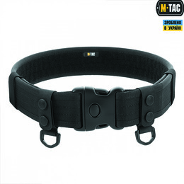 M-Tac кріплення з D-кільцем на тактичний ремінь (2 шт) Black