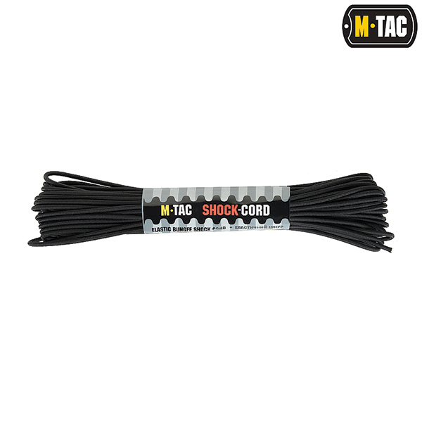 M-Tac паракорд Shock-Cord 3 mm Black 15м