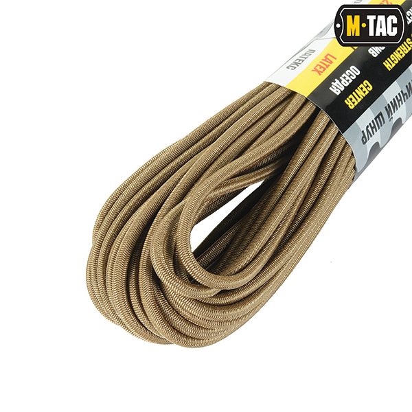 M-Tac паракорд Shock-Cord 3 mm Coyote 15м. Фото 3