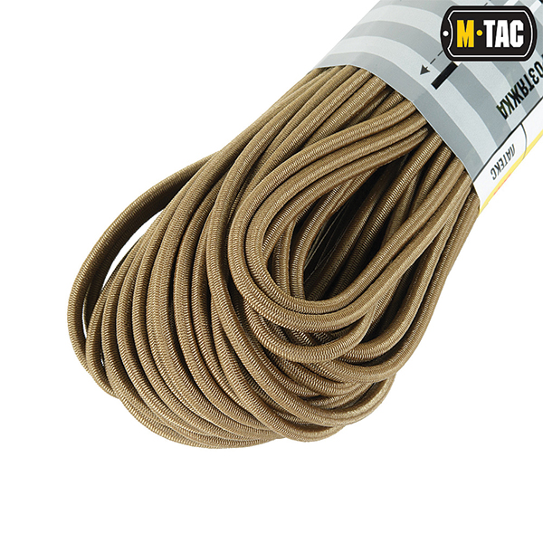 M-Tac паракорд Shock-Cord 3 mm Coyote 30м. Фото 3