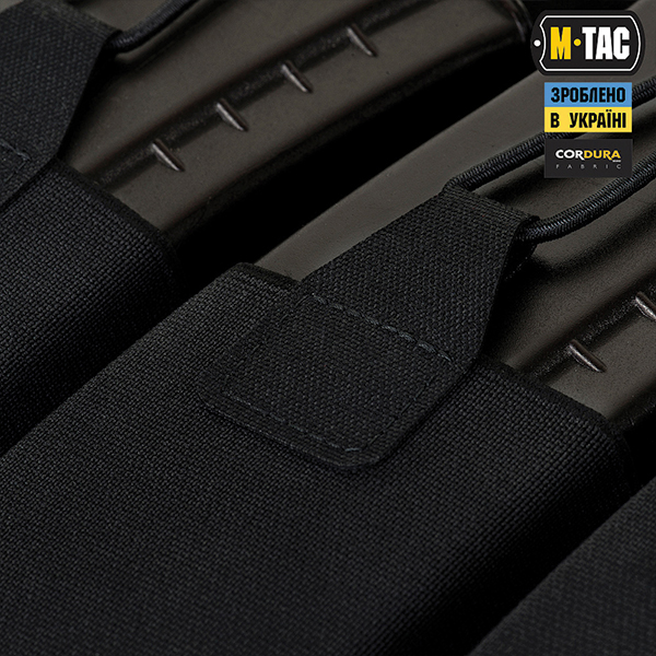 M-Tac підсумок еластичний на 3 магазина Elite Laser Cut Black. Фото 5