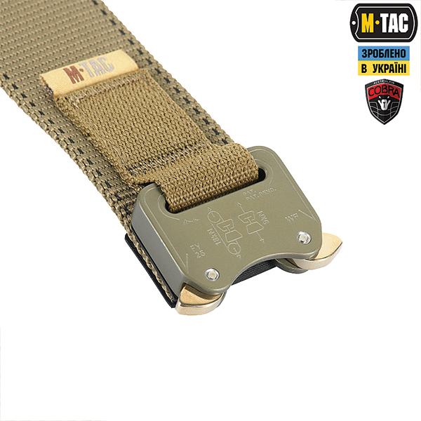 M-Tac ремінь Cobra Buckle Belt Coyote. Фото 3