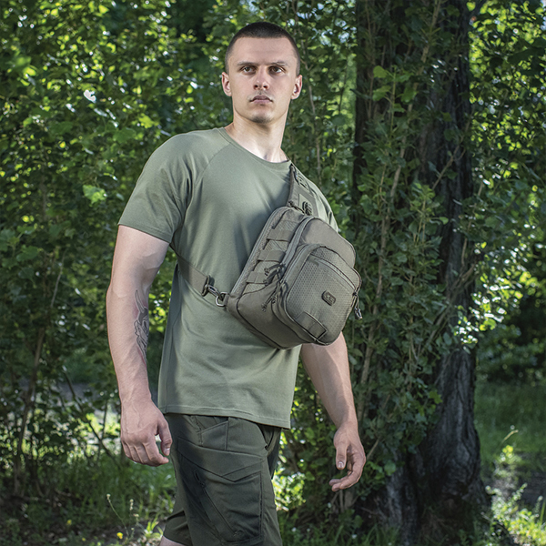 M-Tac сумка Cross Bag Elite Hex Ranger Green. Фото 3