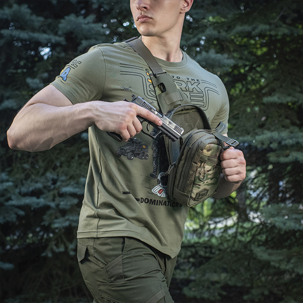 M-Tac сумка Sling Pistol Bag Elite Hex Multicam/Ranger Green. Фото 7