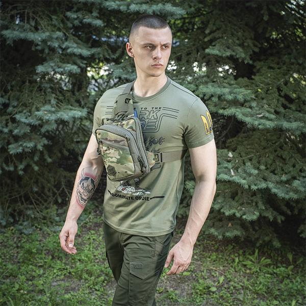 M-Tac сумка Sling Pistol Bag Elite Hex Multicam/Ranger Green. Фото 8